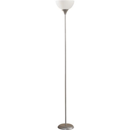 Mainstays Silver Floor Lamp With Cfl, Mainstays Etagere Floor Lamp