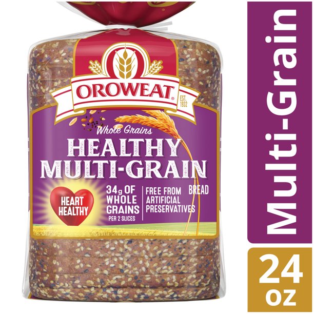 Oroweat Whole Grains Healthy MultiGrain Bread, 24 oz