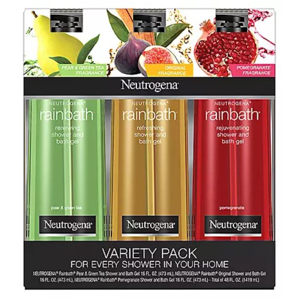 Neutrogena Rainbath Replenishing Shower Bath Gel TriPack ( 16 oz.)