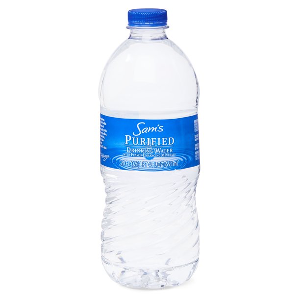 Sam's Choice Purified Drinking Water, 20 fl oz, 28 Count Bottles