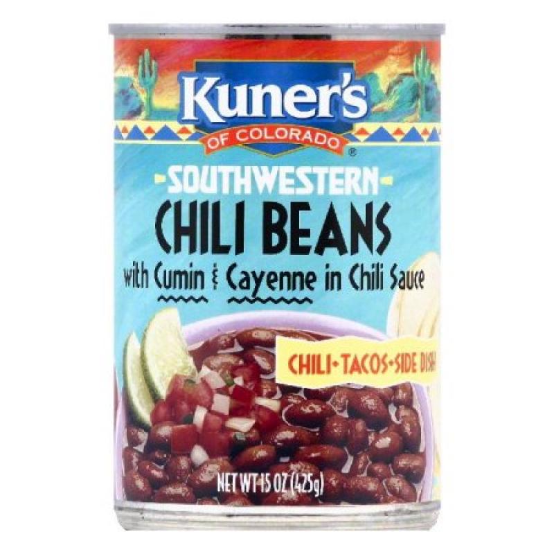 Kuners Chili Beans, 15 OZ (Pack of 12)