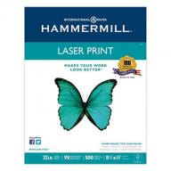 Hammermill - Laser Print Paper, 32lb, 98 Bright, 8-1/2 x 11" - Ream