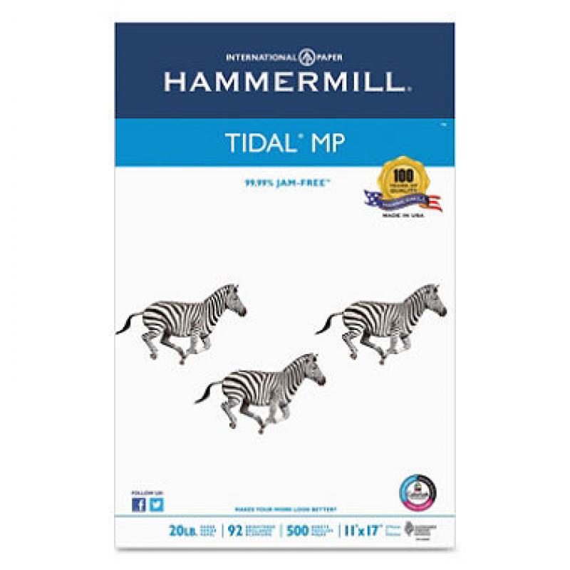 Hammermill - Tidal MP Copy Paper, 20lb, 92 Bright, 11 x 17" - Ream