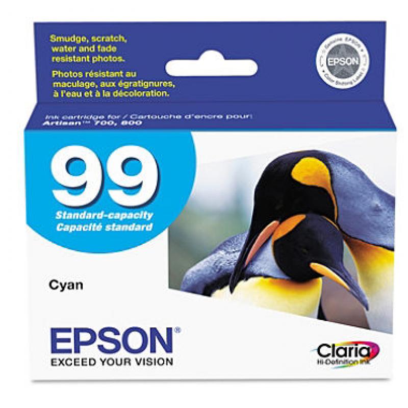 Epson 99 Claria Ink Cartridge, 450 Page Yield - Select Color