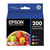 Epson T200520 DURABrite Ultra Ink Cartridge Pack - Cyan, Magenta, and Yellow