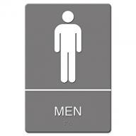 ADA Sign, Men Restroom Symbol