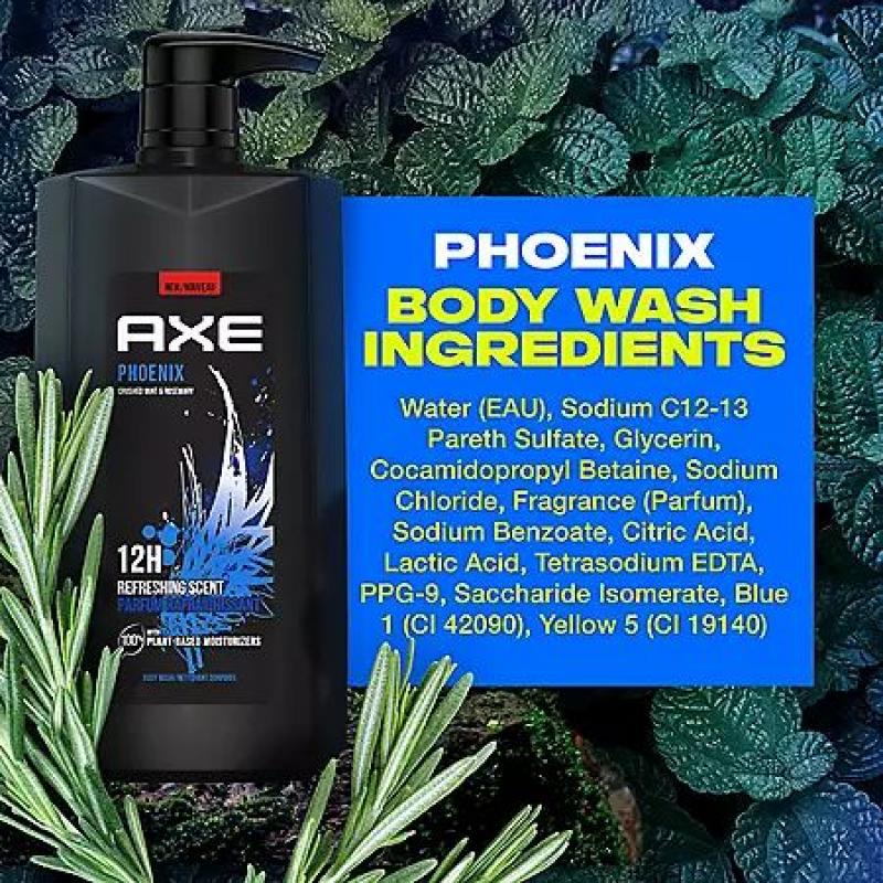 AXE Phoenix Body Wash for Men with Pump (28 fl oz., 1 Pack )