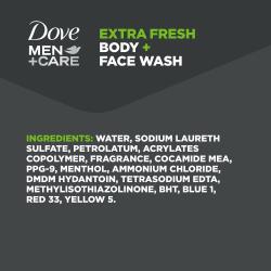 Dove Men+Care Body and Face Wash Extra Fresh (30 oz., 2 pk.)