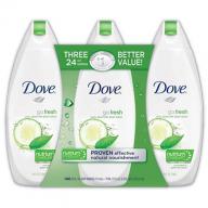 Dove Go Fresh Body Wash, Cool Moisture (24 fl. oz., 3 pk.)