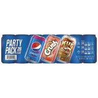 Pepsi Soda 3 Flavor Party Pack (12oz / 28pk)