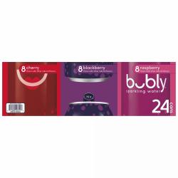 bubly Sparkling Water Variety Pack (12 fl. oz., 24 pk.)