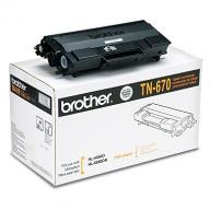 Brother TN670 High-Yield Toner Cartridge, Black (7,500 Yield)