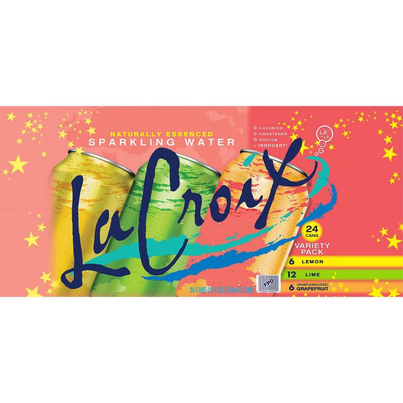 La Croix Sparkling Water, Variety Pack (12 oz. cans, 24 pk.)