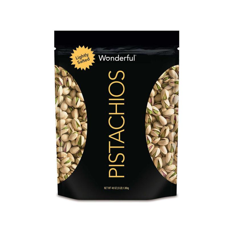 Wonderful Pistachios, Roasted Lightly Salted (48 oz.)