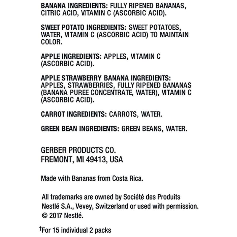 Gerber Organic 2nd Foods Variety Pack (3.5 oz., 12 ct.)