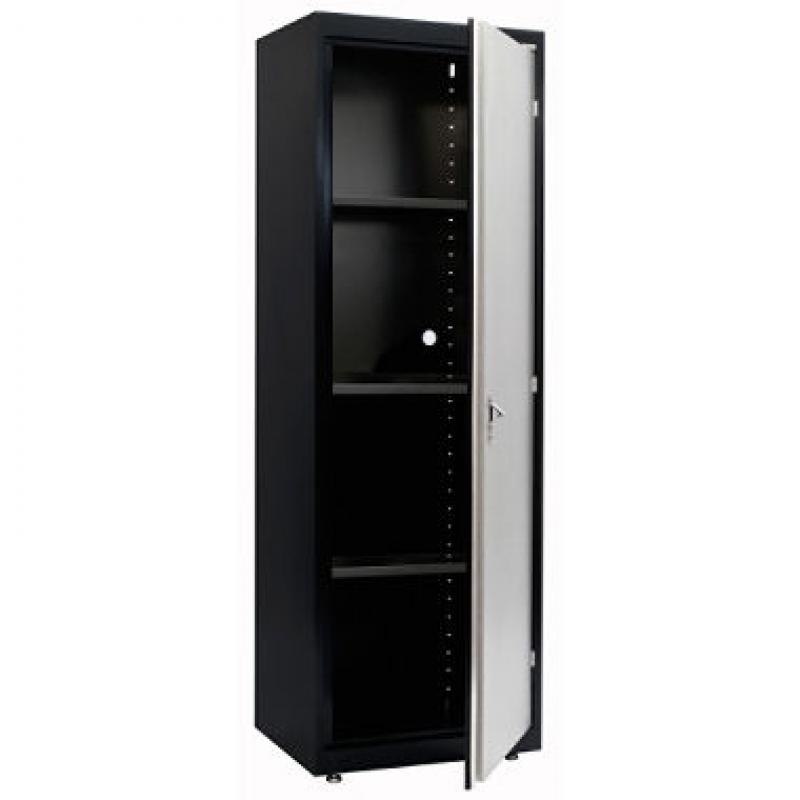 Welded Steel Single Door Storage Cabinet (24"W x 18"D x 72"H)
