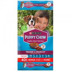 Purina Puppy Chow Tender & Crunchy Dry Dog Food (40 lbs.)