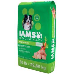 Iams Adult ProActive Health Minichunks Chicken Dry Dog Food (50 lbs.)