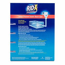 RID-X Septic Treatment, 5 Month Supply Of Powder, (49 oz.)