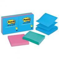 Post-it Pop-up Notes - Original Pop-up Refill, 3 x 3, Three Ultra Colors, 100/Pad - 6 Pads/Pack