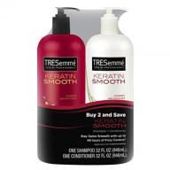 TRESemme Keratin Smooth Shampoo & Conditioner (32 fl. oz., 2 pk)