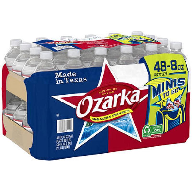 Ozarka 100% Natural Spring Water (8oz / 48pk)