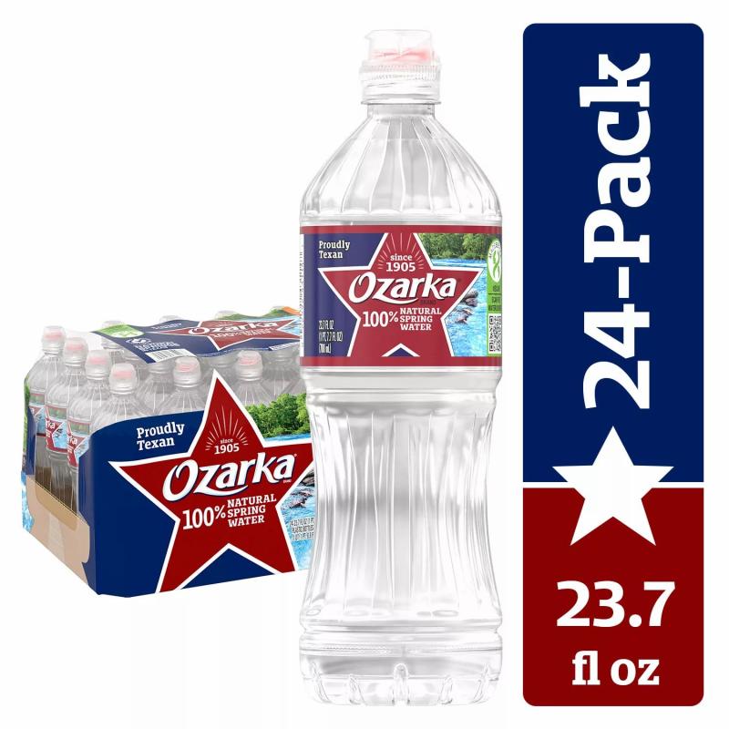 Ozarka 100% Natural Spring Water (700 ml bottles, 24 pk.)