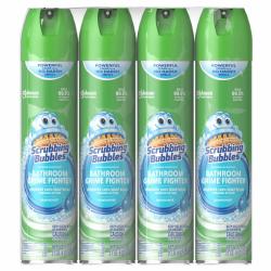 Scrubbing Bubbles Aerosol, Disinfectant, Rainshower (25 oz., 4 pk.)