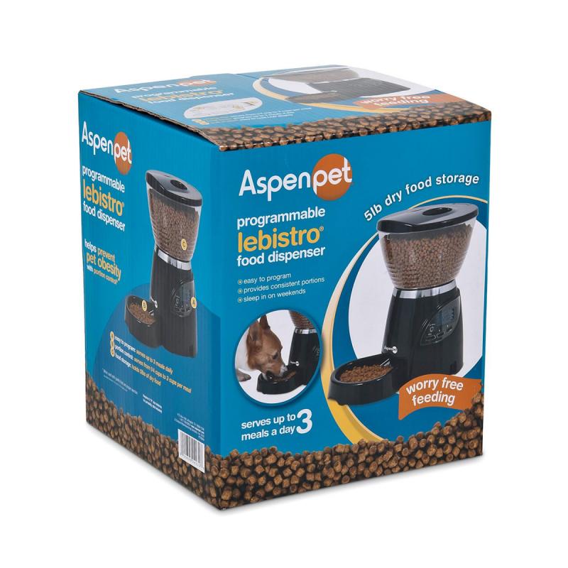 Aspen Pet LeBistro Programmable Food Dispenser 5 lbs.