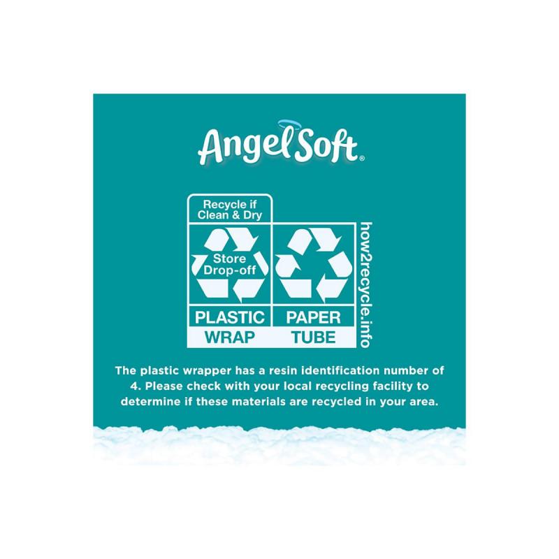 Angel Soft 2-Ply Toilet Paper with Lavender-Scented Tube, (36 Mega Rolls)