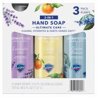 Safeguard Liquid Hand Soap 3-in-1 Ultimate Care Pack, Micellar Deep Cleansing (15.5 fl. oz., 3 pk.)