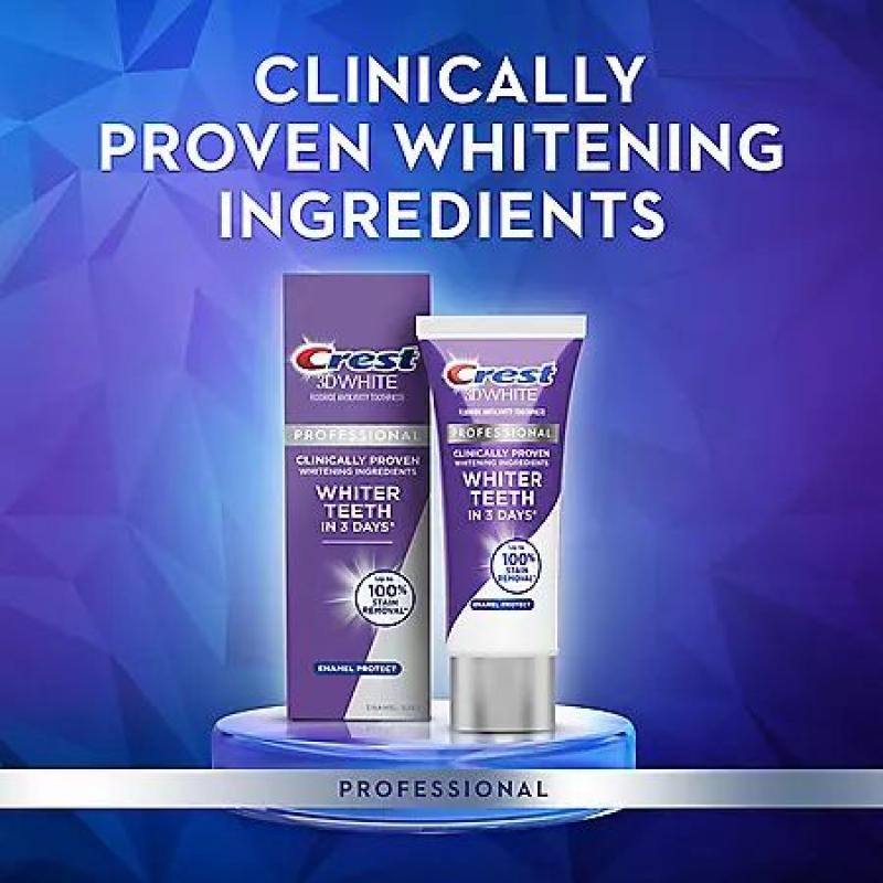Crest 3D White Professional Enamel Protect Toothpaste (3 oz., 1 pk.)