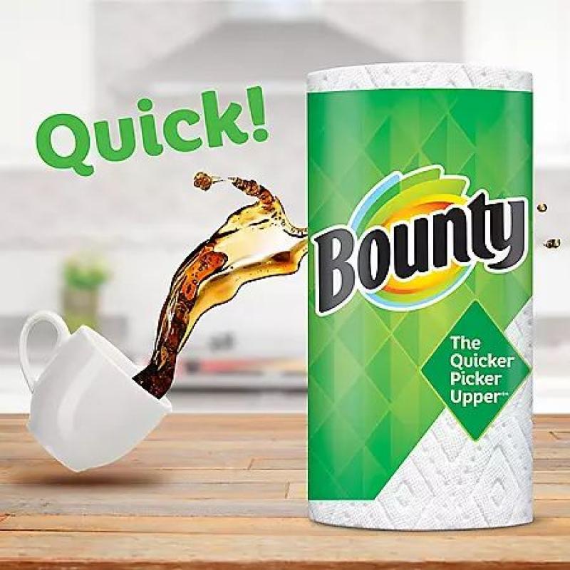 Bounty Select-A-Size Paper Towels, White, 12 Rolls = 26 Regular Rolls
