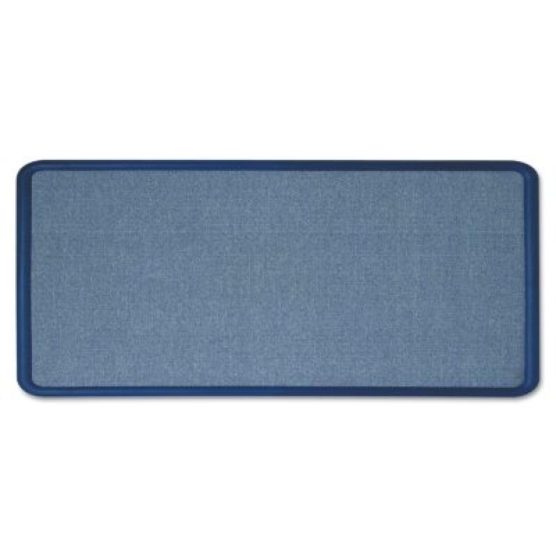 Quartet Contour Fabric Bulletin Board, 36 x 24, Select Color light blue