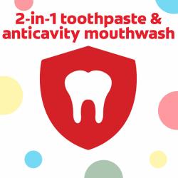 Colgate 2-in-1 Anticavity Kids' Gel Toothpaste with Fluoride, Watermelon Burst (4.6 oz., 1 pk.)