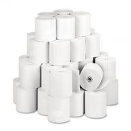 PM Company - Single-Ply Thermal Cash Register/POS Rolls, 3-1/8" x 273 ft., White - 50/Carton