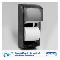 Scott - Standard Roll Bathroom Tissue, 2-Ply, 550 Sheets/Roll - 80/Carton