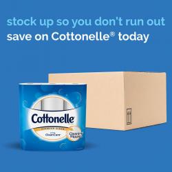 Cottonelle Ultra Clean Care Toilet Paper (36 Family Rolls)