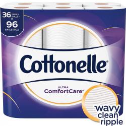 Cottonelle Ultra Comfort Care Toilet Paper (36 Family Rolls)