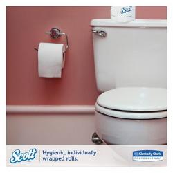 Scott 100% Recycled Fiber Bathroom Tissue, 2-Ply, 506 Sheets/Roll - 80/Carton