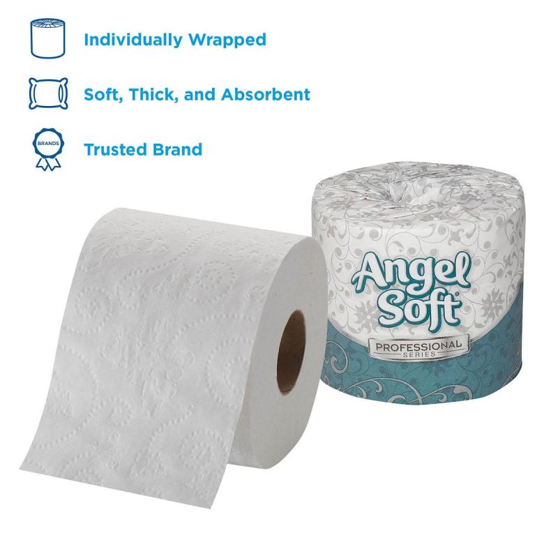 Angel Soft Professional Series® 2-Ply Toilet Paper, 450 Sheets, 40 Rolls (16840)