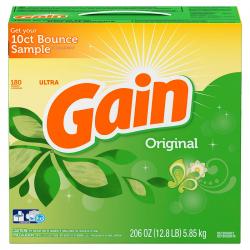 Gain Ultra Powder Laundry Detergent, Original (206 oz., 180 loads)