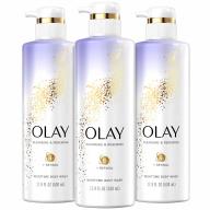 Olay Cleansing & Renewing Nighttime Body Wash with Retinol Triple Pack, 17.9 fl oz