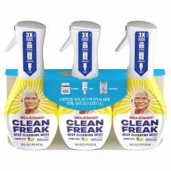 Mr. Clean, Clean Freak Deep Cleaning Mist Multi-Surface Spray, Febreze Lemon Zest (3 ct., 16 fl oz.)