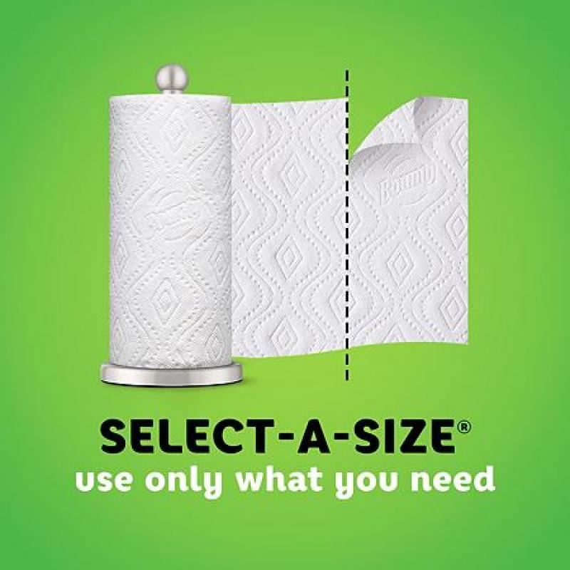 Bounty Select-A-Size Paper Towels, Print, 12 Enormous Rolls = 32 Regular Rolls