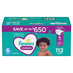 Pampers Cruisers Diapers  Size: 6 - 112 ct. (35+ lb.)