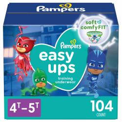 Pampers Easy Ups Training Underwear for Boys Pampers Easy Ups Training Underwear for Boys   Size)   4T-5T (37+ lbs.) 104 ct.