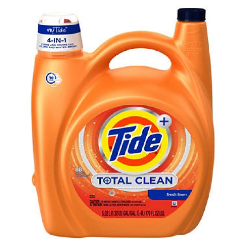 Tide Liquid HE Total Clean (88 Loads, 170 oz.) (88 Loads, 170 oz.)
