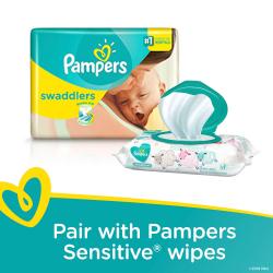 Pampers Swaddlers Diapers  Size: Newborn -162 ct. (Less than 10 lb.)