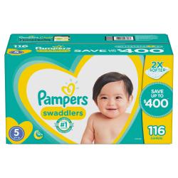 Pampers Swaddlers Diapers  5 -116 ct. (27+ lb.)